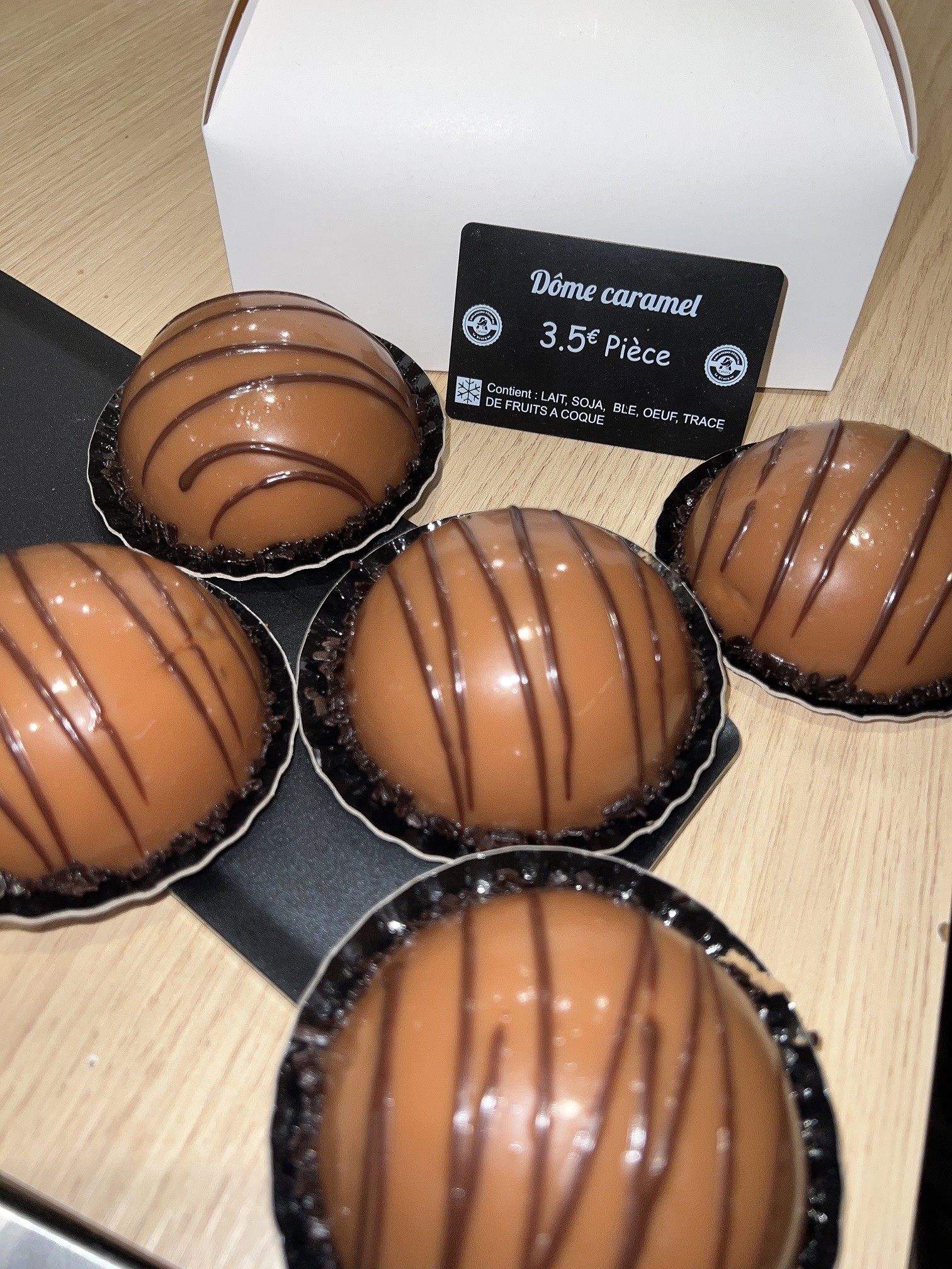 Dôme caramel